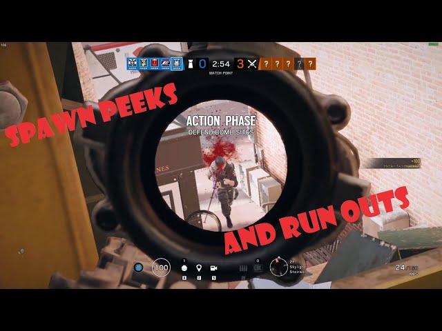 Rainbow Six Siege but it's Toxic | Spawn Peeks and Run Outs Compilation