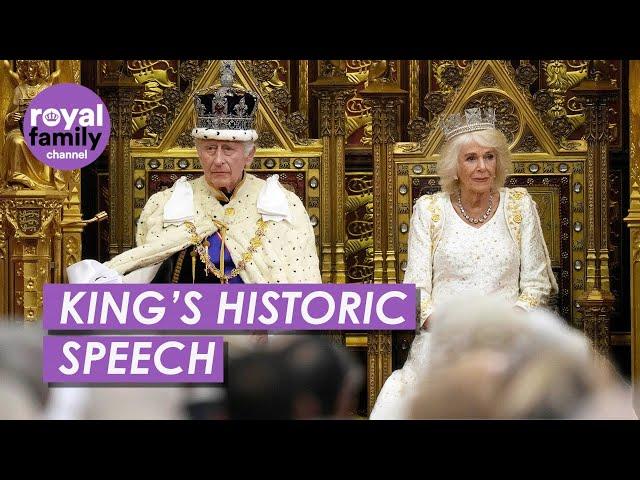 King Charles' Historic Speech in Full - State Opening of Parliament