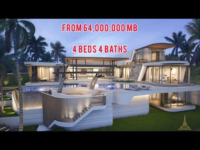 From 64 MB , Ultra Luxury 4 Beds Villas For Sale Phuket