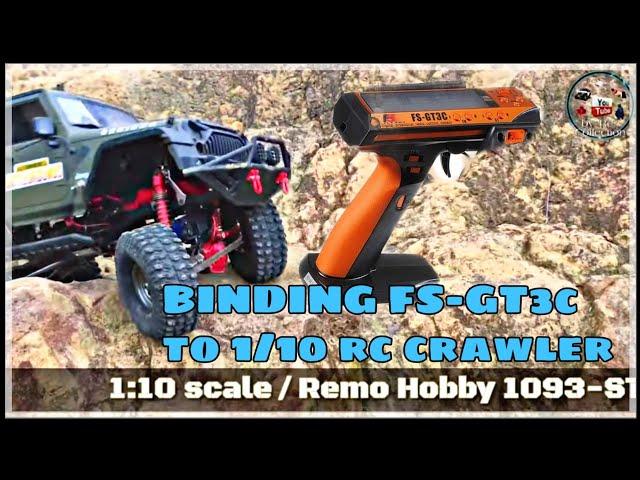 UNBOXING + BINDING FlySky GT3C + UPGRADE ESC | 1:10 SCALE REMO HOBBY 1093-ST