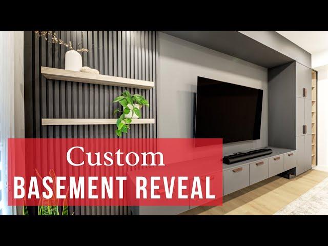 Custom Basement Renovation Reveal!