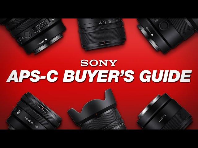 Best Sony Lenses For YouTube! (APS-C Edition: ZV-E10, FX30, a6400, a6000)