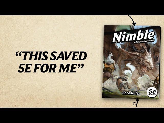 Meet Nimble 5e: The Ultimate Fast-Paced TTRPG?