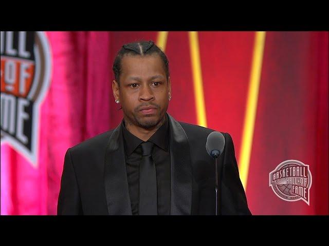 Allen Iverson’s Basketball Hall of Fame Enshrinement Speech