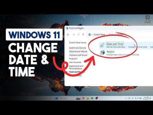 How to change Windows 11 Date & Time Settings? Date & Time in Windows PC, Laptop