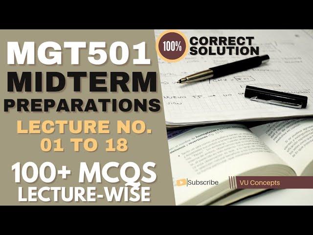 mgt501 midterm preparation 2024 | mgt501 mcqs | mgt501 midterm