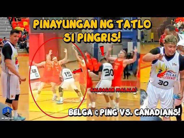 PINGRIS AT BELGA NAKIPAG KALDAGAN SA MGA CANADIANS! GILAS PLIPINAS REUNION VS CALGARY DINOS!