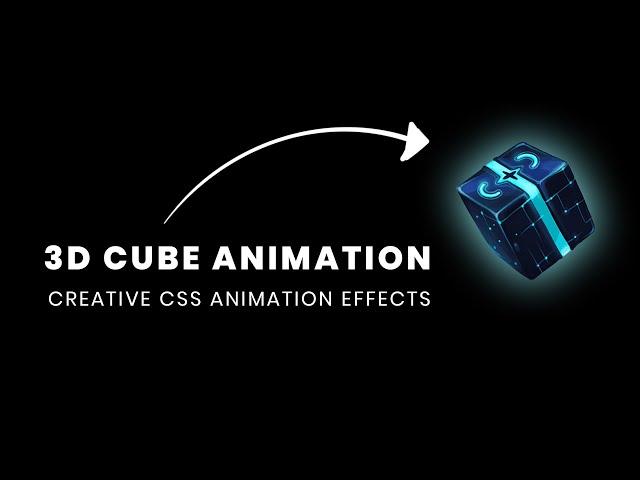 How To Create 3D Cube Animation In HTML & CSS | 3D Box Animation Pure CSS | Tutorial Code4Education