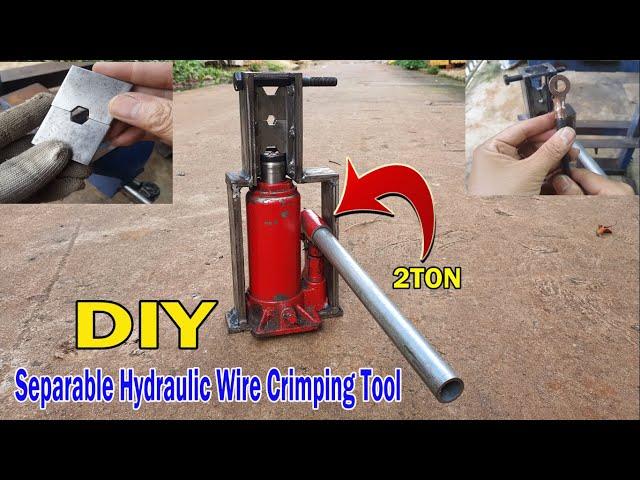 How to make a Separable Hydraulic Wire Crimping Tool