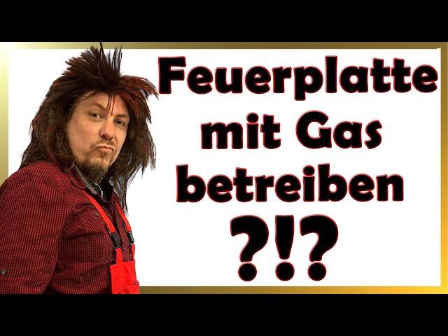 FEUERPLATTE mit GAS betreiben | rauchfrei | Temperatur regelbar | das funktioniert | @MGBBQ