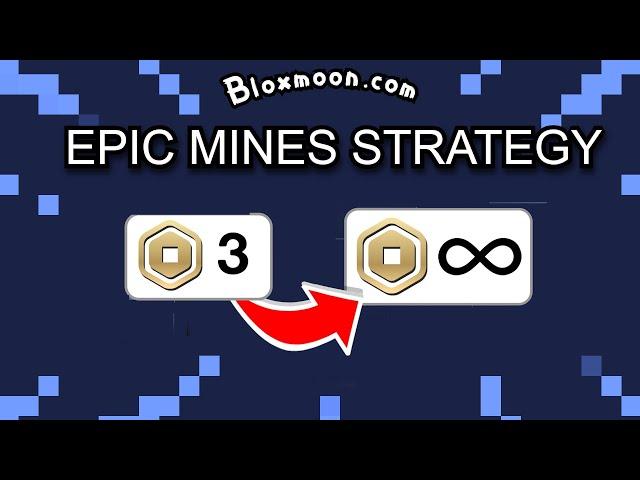 MAKE INFINITE ROBUX USING THIS MINES STRATEGY | Bloxmoon