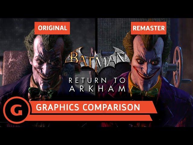 Batman: Return to Arkham - Graphics Comparison