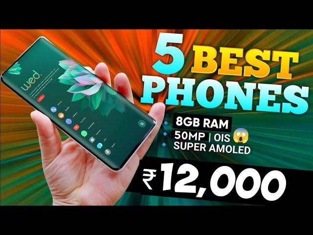 OIS CAMERA | Top 5 Best 5G Mobile Under ₹12,000/- | 8GB RAM | 6000mAh Battery | Phones under 12k