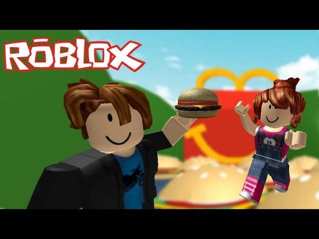 ESCAPE DO MCDONALDS COM JULIA MINEGIRL (Roblox Escape McDonalds Obby)