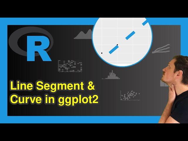 Add Line Segment & Curve to ggplot2 Plot in R (Examples) | geom_segment() & geom_curve() Functions