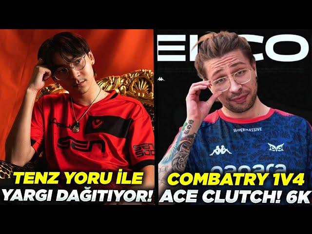 COMBATRY 1V4 ACE CLUTCH! 6K | TENZ YORU İLE YARGI DAĞITIYOR! | VALORANT EN İYİ ANLAR! #131