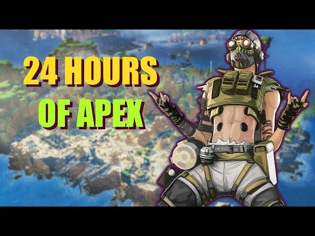 Playing RANKED in Apex Legends for 24 hours....