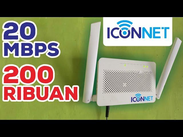 Pengalaman Memakai Wifi ICONNET Setelah Upgrade ke 20 MBPS‼️