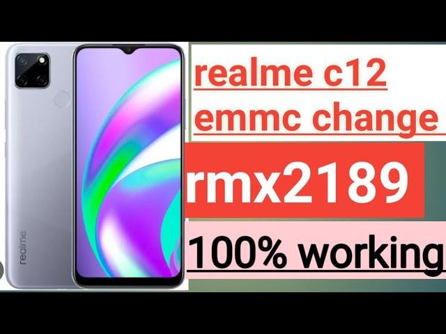 realme c12 emmc Change | rmx2189 emmc change | realme c12 emmc repair | rmx2189 emmc repair | dead