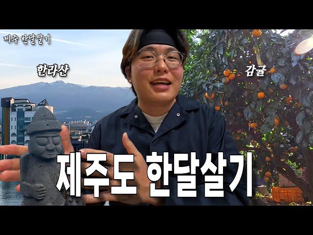 드디어 한달살기의 메카 제주도를 가다! 【제주도 한달살기】