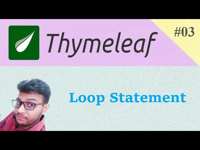 Thymeleaf Tutorial in Hindi | Thymeleaf Simple Loop Example Part-1 | #3