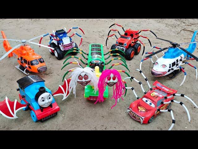 Upgrade Kereta Percy Devil Spider, Kereta Api Thomas and Friends, Blaze, McQueen, Helicopters