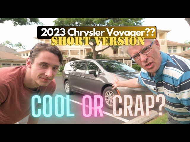 2023 Chrysler Voyager/ Pacifica review (short version)