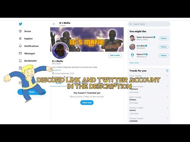 Discord Link And Twitter Account