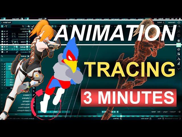 Blender 2.83 : Video Tracing Animations (Rotoscoping In 3 Minutes!)