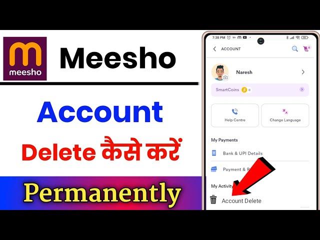 How To Delete Meesho Account !! Meesho Account Delete Kaise Kare