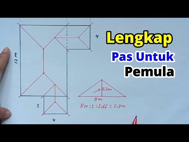 Cara Menentukan Titik Kuda Kuda Kap Linmas, Lengkap dan Mudah, Untuk Pemula