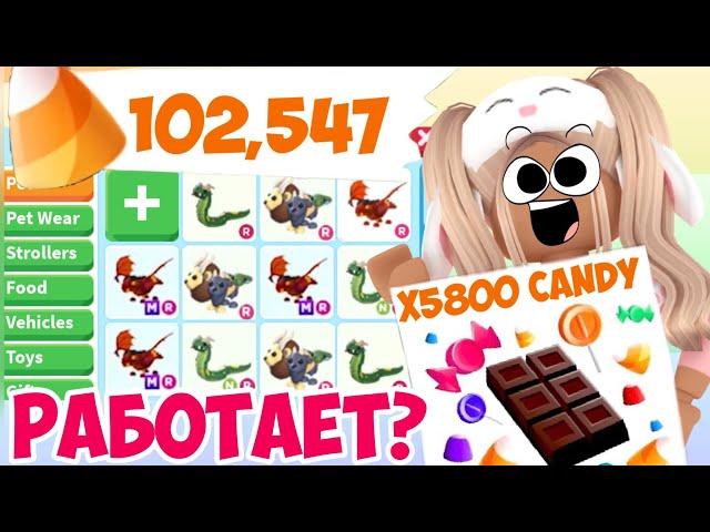 КАК БЫСТРО ФАРМИТЬ КОНФЕТЫ В АДОПТ МИ НА ХЕЛЛОУИН?БАГ НА CANDY ADOPT ME ROBLOX HALLOWEEN ОБНОВА!