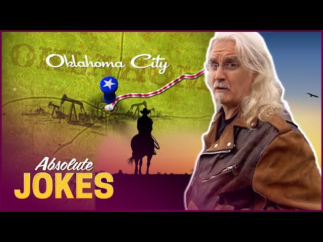 Billy Connolly Rides Through Cowboy Country From St. Louis | Route 66 | Absolute Jokes