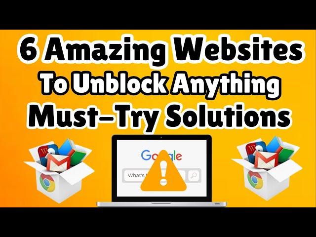 Best UNBLOCKER 2025 WORKING Proxies For School Chromebook || New Working Proxy For School ||