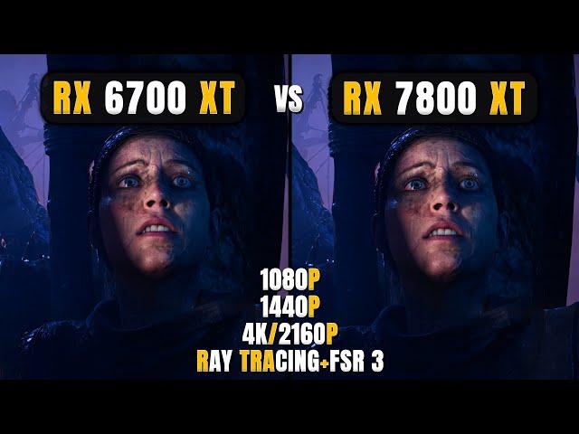 RX 6700 XT vs RX 7800 XT - Ultimate Gaming Comparison - 1080P, 1440P, 4K, RT/FSR 3