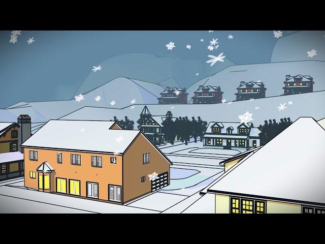 4 True Home Alone/Winter Horror Stories Animated