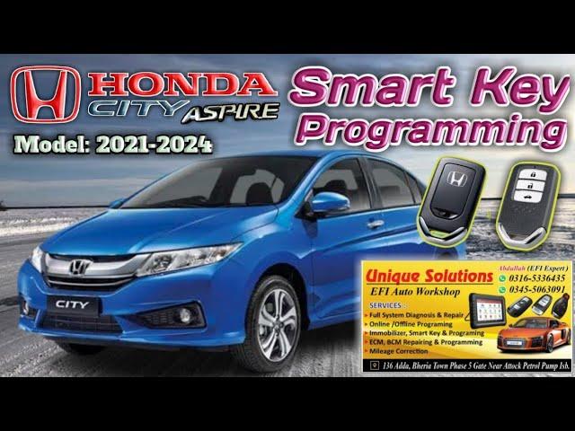 Honda City Aspire 2022 Smart Key Programming