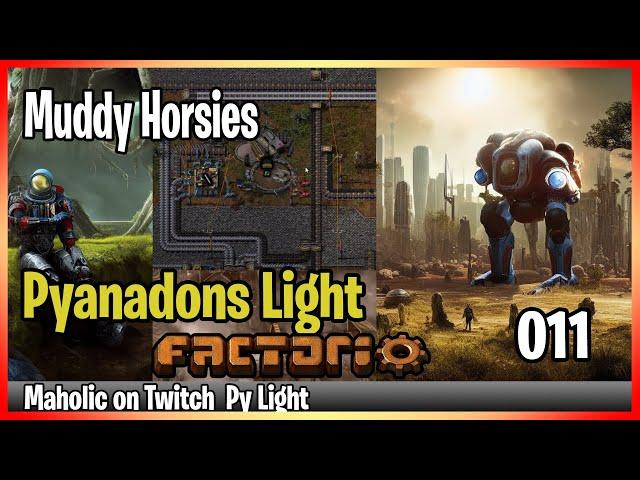 ️Factorio ️ Muddy horsies   Py Light - Coal and Fusion ️| Gameplay