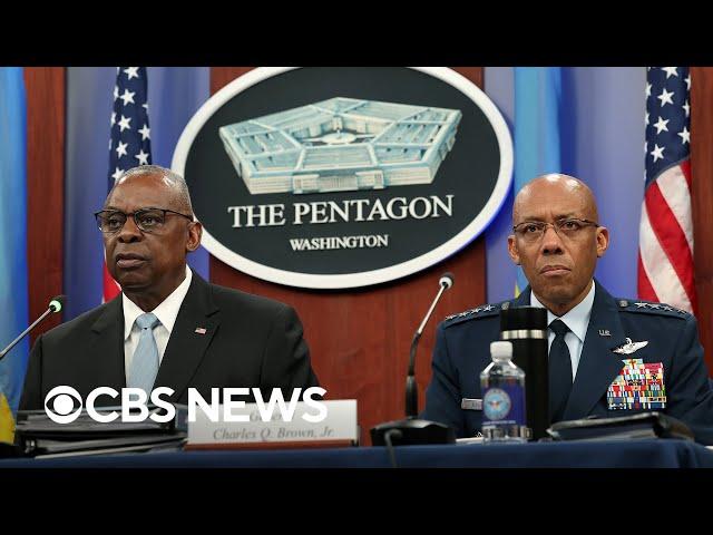 Pentagon officials take questions on Ukraine, Israeli operations in Gaza | full video