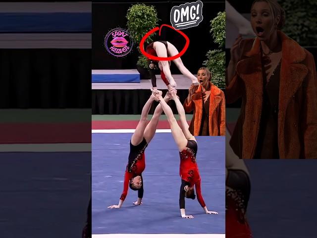  INSANE Flexibility Moments in Women's Acrobatic Gymnastics Sports #shorts