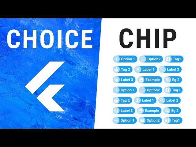 Flutter ChoiceChip Widget