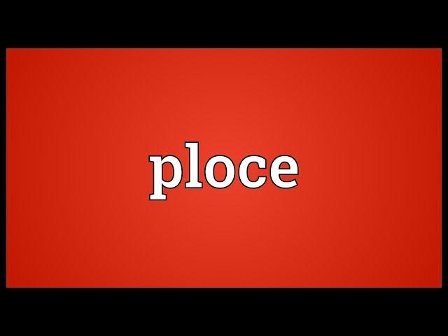 Ploce Meaning