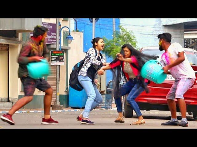 Holi Prank on Girls  Holi Special Prank 2020 by PrankBuzz