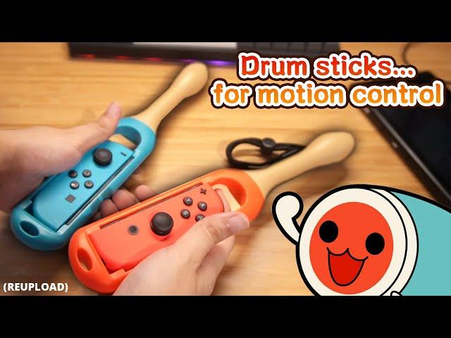 Drum sticks for motion control? | Taiko no tatsujin Nintendo Switch