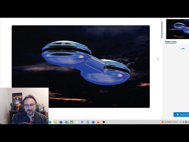 Giant Blue Barbell UFO Seen by Pentagon Engineer!