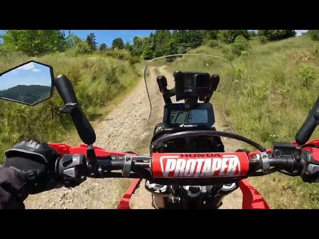 2021 Honda Crf 300L Rally ride off-road up Price Creek Ranch North Cal