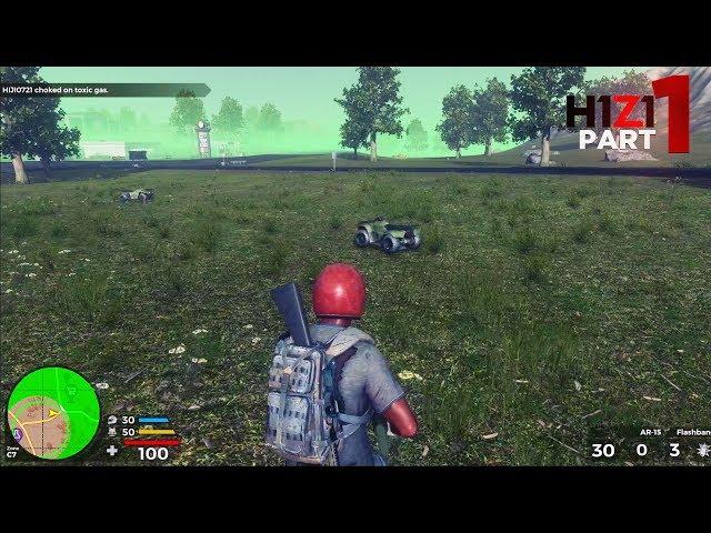 H1Z1 Battle Royale - Part 1 - FIRST GAME (PS4 Pro Gameplay)