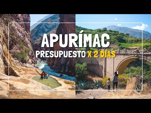 ¿Qué hacer y cuánto cuesta VIAJAR A APURÍMAC un fin de semana? ️ l APURÍMAC CON NIÑOS