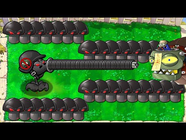 1 Doom Gatling Pea vs 999 Doom Shroom vs Zomboss Gargantuar - Plants vs Zombies Hack