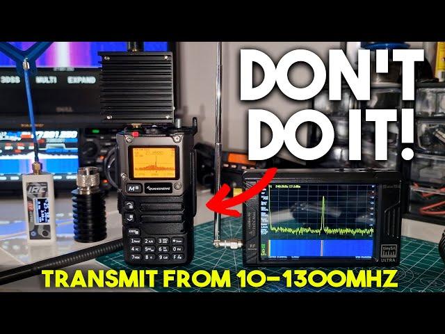 THE MOST ILLEGAL CB RADIO EVER!!?? | QUANSHENG UVK58